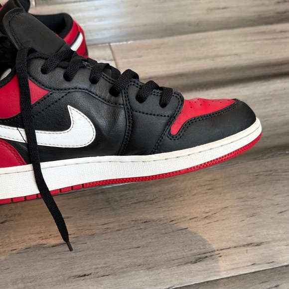 Air Jordan Kids Black and Red Sneakers - Picture 8 of 15